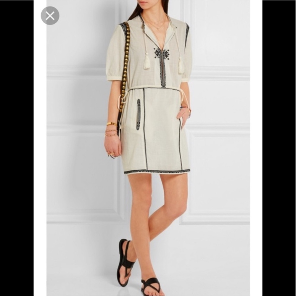 Isabel Marant Etoile Embroidered Mini Dress